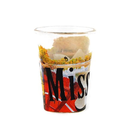 AMERICAWARE Mississippi Full Color Etched Shot Glass SGMPI01